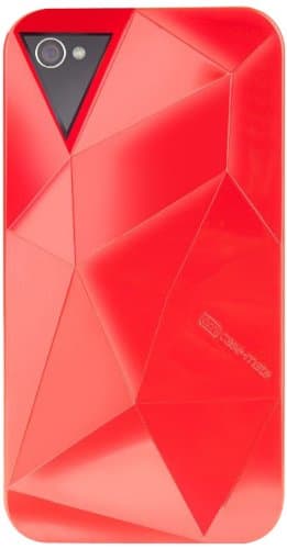 Поликарбонатов кейс за iPhone 4/4S - CaseМate Facets Case (червен)