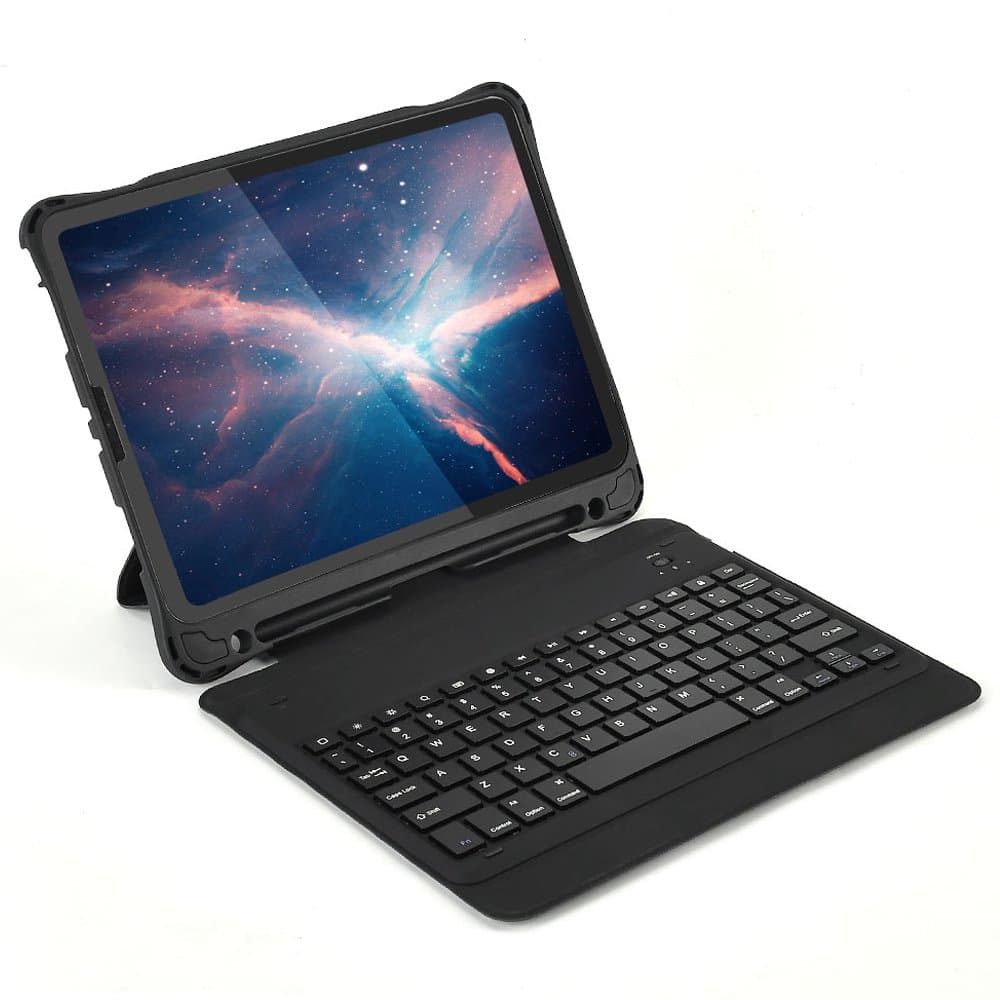 Калъф за таблет Choetech BH-010, до 11" (27.94cm), за Apple iPad Pro 11, клавиатура, Bluetooth, черен
