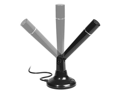Микрофон Tracer Flex, настолен, 100-10kHz, 58 db, 3.5мм жак, 1,8 м кабел, черен