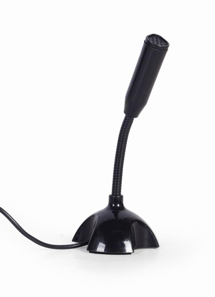 Микрофон Gembird MIC-DU-02, гъвкава шия, USB 2.0, черен