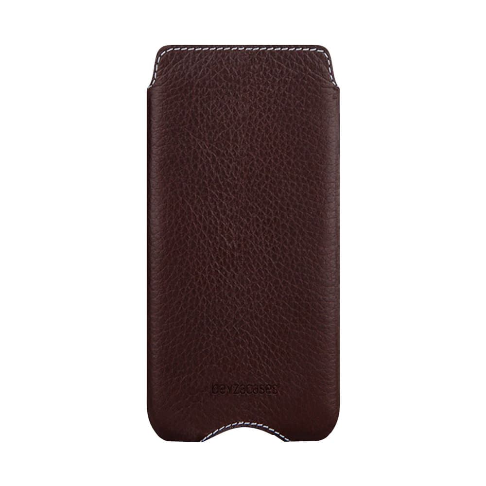Кожен калъф тип джоб Beyzacases Zero, iPhone 7/6/6S, тъмнокафяв