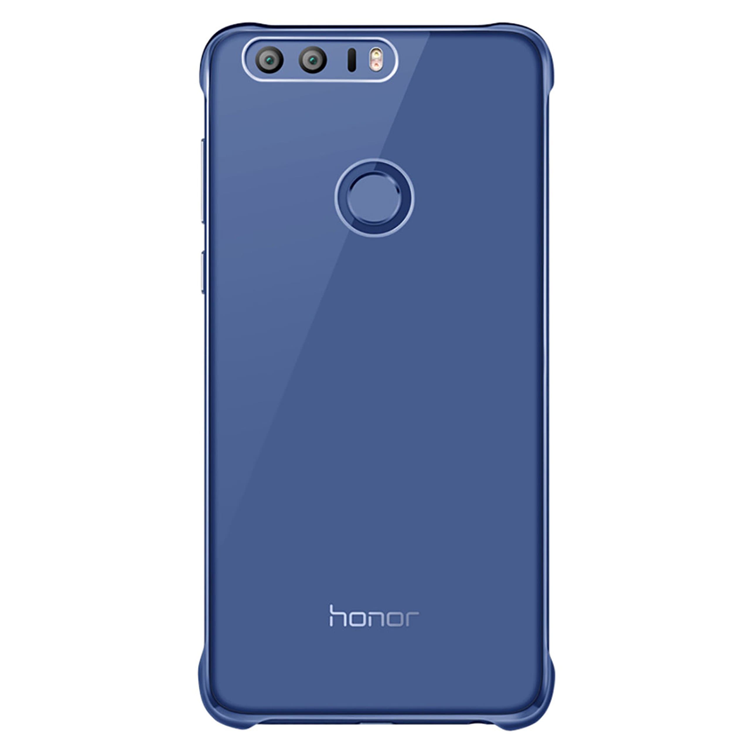 Калъф за Honor 8, страничен протектор с гръб, пластмасов, Honor 8 PC Case, син