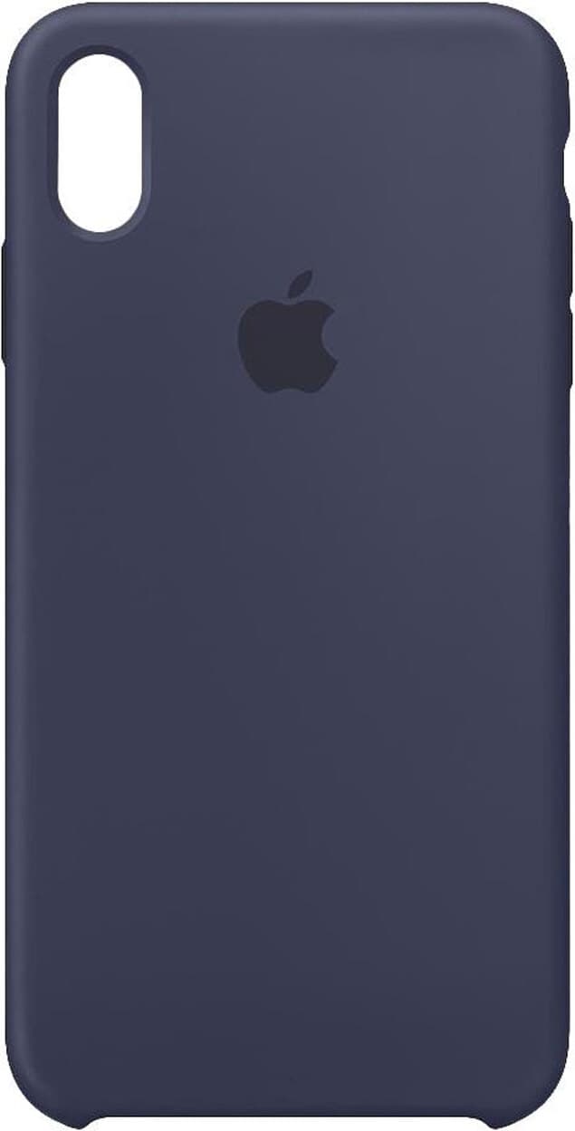 Калъф за Apple iPhone XS Max, Apple Silicone Case, силиконов, син (Midnight Blue)