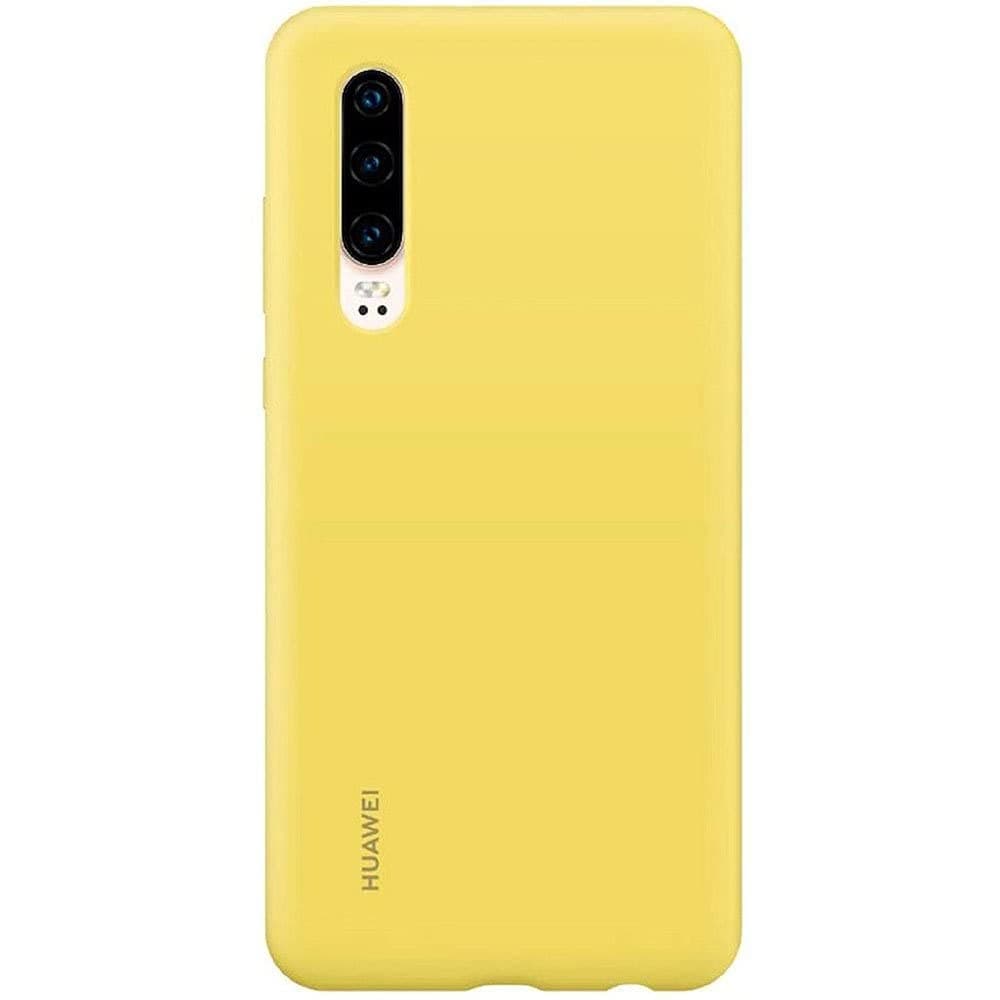 Калъф за Huawei P30, Elle, магнитен, силиконов, жълт