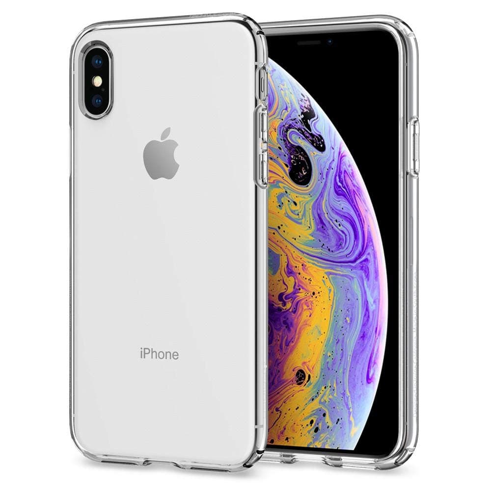 Калъф за Apple iPhone XS, TPU, Spigen Liquid Crystal 063CS25110, прозрачен