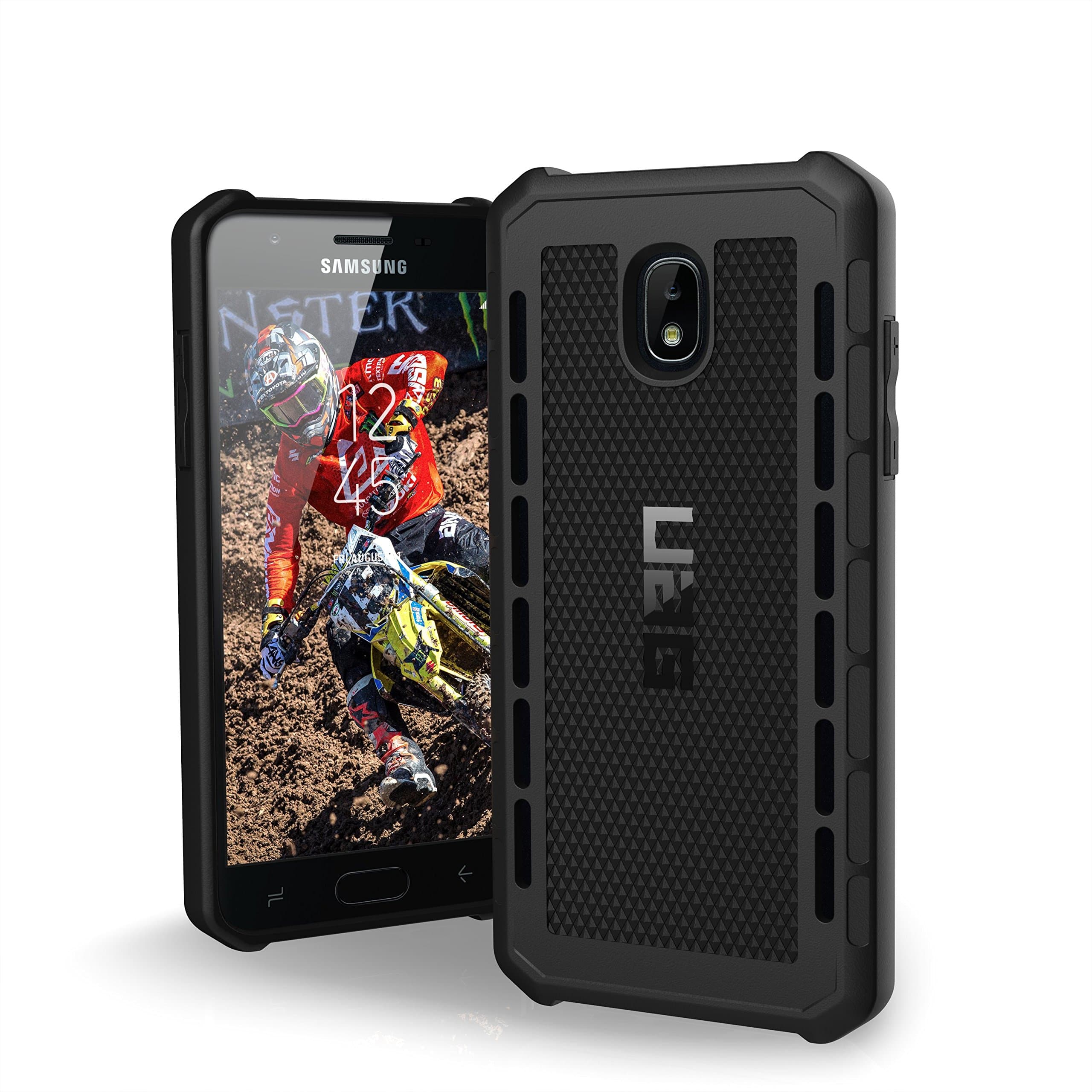 Калъф за Samsung Galaxy J3 (2018), хибриден, Urban Armor Outback 211035114040, удароустойчив, черен