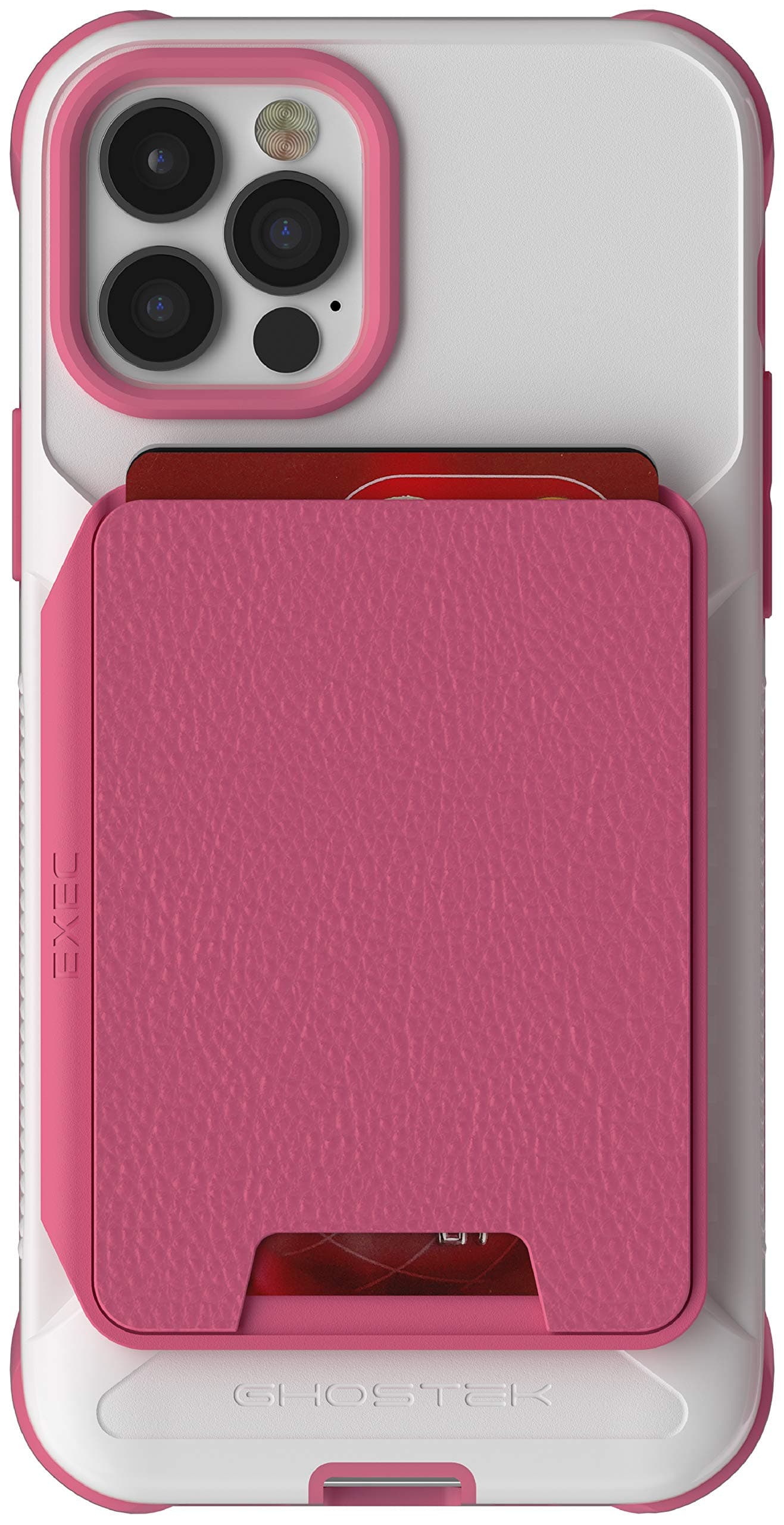 Калъф за Apple iPhone 11 Pro, хибриден, Ghostek Exec 4 Case GHOCAS2278, удароустойчив, с отделение за карти, розов