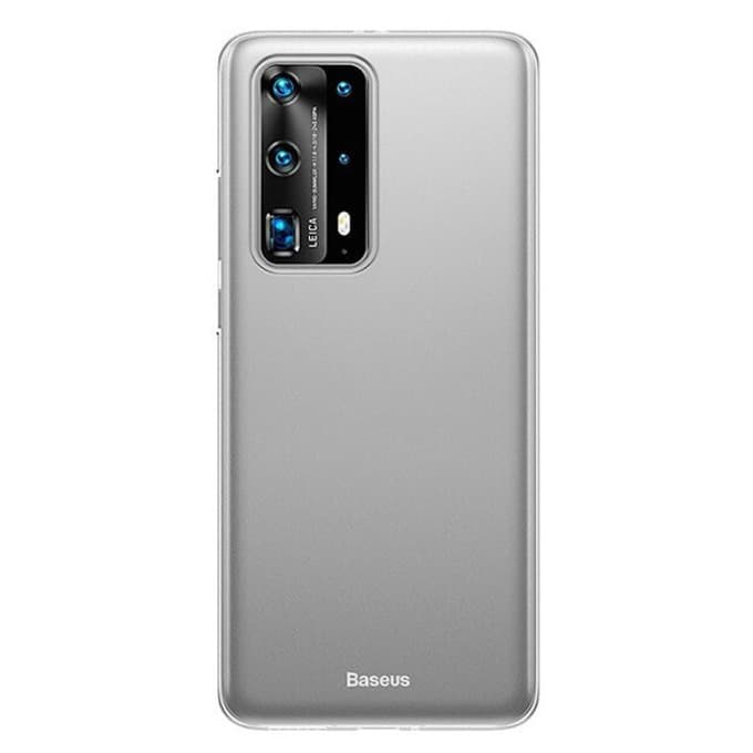 Калъф за Huawei P40 Pro, полипропиленов, Baseus Wing (WIHWP40P-02), бял