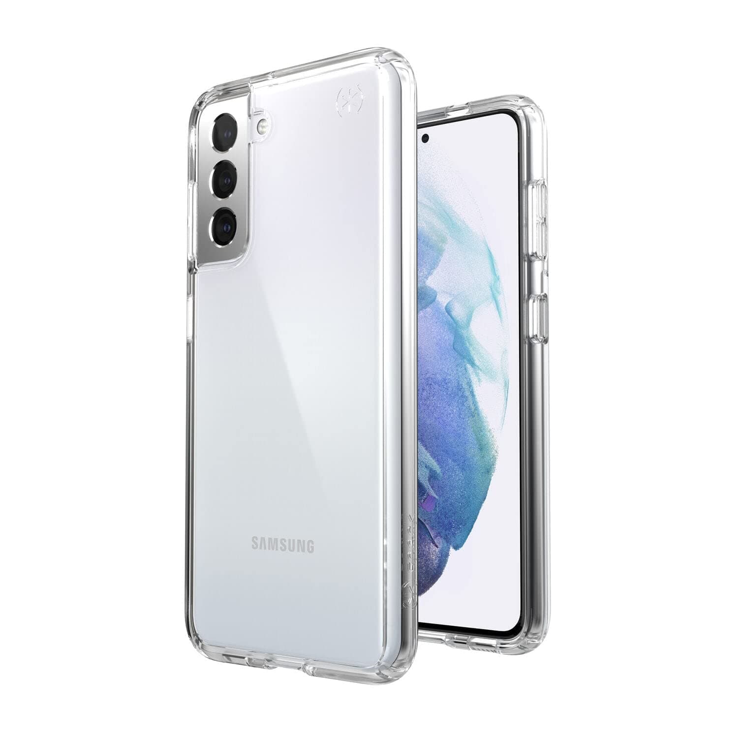 Калъф за Samsung Galaxy S21+ 5G, поликарбонатов, Speck PRESIDIO PERFECT-CLEAR (1398975085), удароустойчив, прозрачен