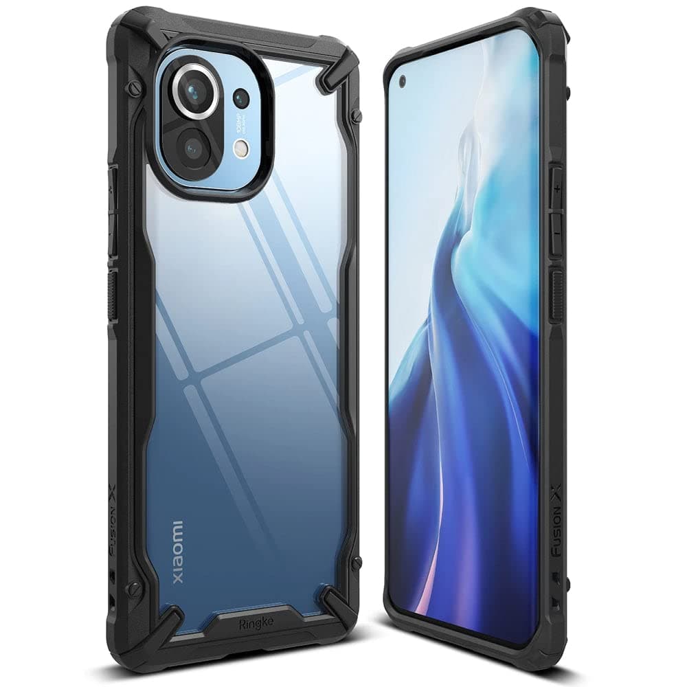 Калъф за Xiaomi Mi 11, хибриден, Ringke Fusion X (FXXI0030), удароустойчив, прозрачен