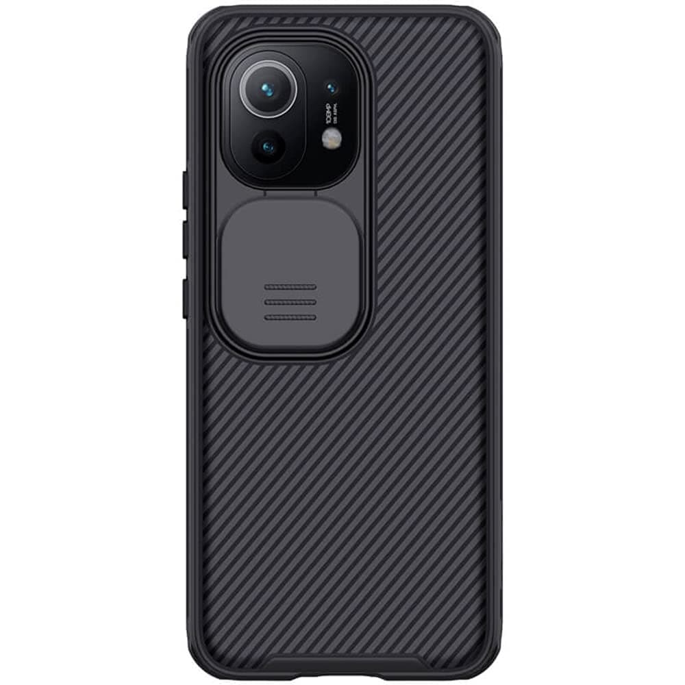 Калъф за Xiaomi Mi 11, хибриден, Nillkin CamShield Pro (57983102256), удароустойчив, черен