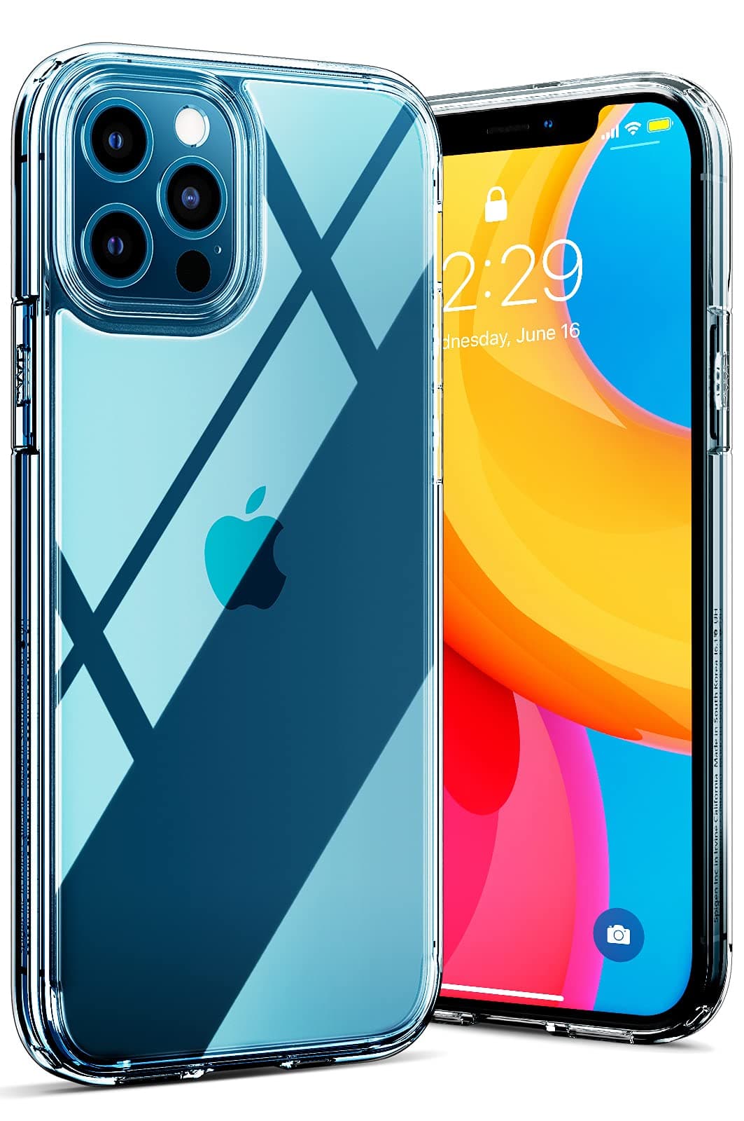Калъф за Apple iPhone 12/12 Pro, хибриден, Spigen Ultra Hybrid, прозрачен