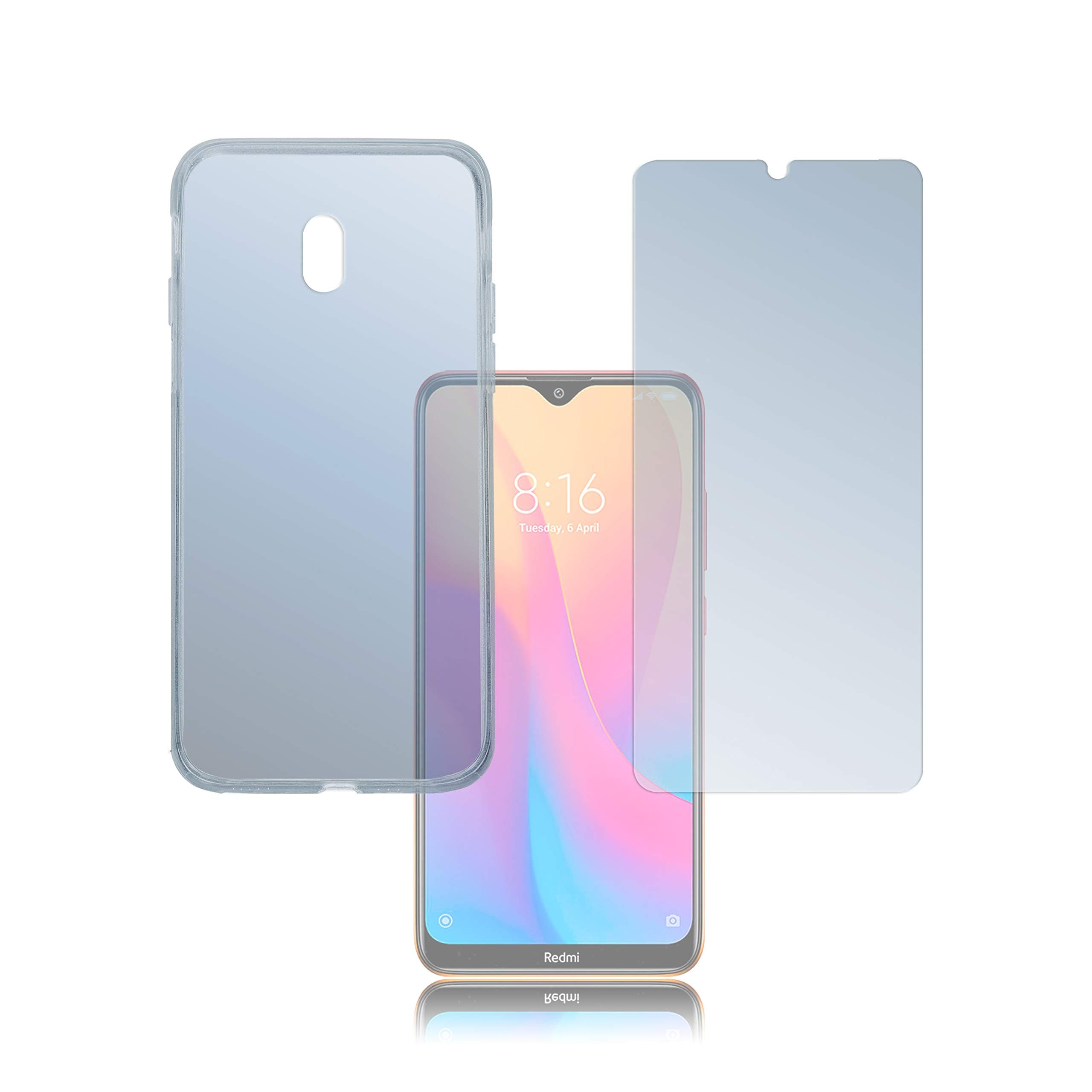 Протектор от закалено стъкло /Tempered Glass/, 4smarts, за Xiaomi Redmi 8A, силиконов (TPU) кейс
