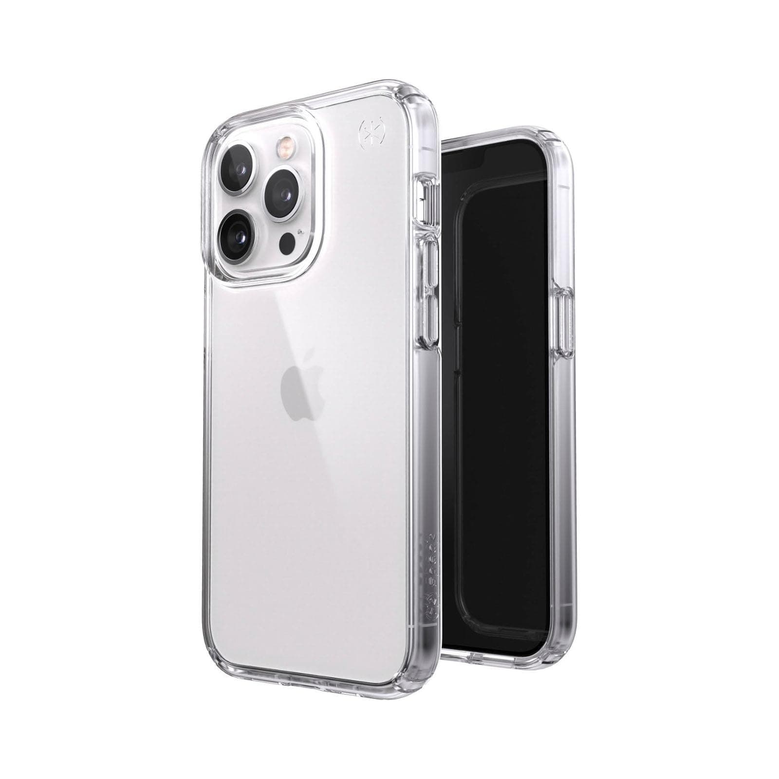 Калъф за Apple iPhone 13 Pro, поликарбонатов, Speck Pro Presidio Perfect Clear (141714-5085), удароустойчив, антимикробно покритие Microban, прозрачен