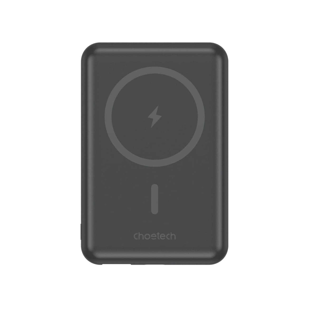 Преносима външна батерия с USB-C и USB-A портове и безжично зареждане с MagSafe - Choetech B662 Wireless MagSafe Powerbank 5000 mAh (черен)