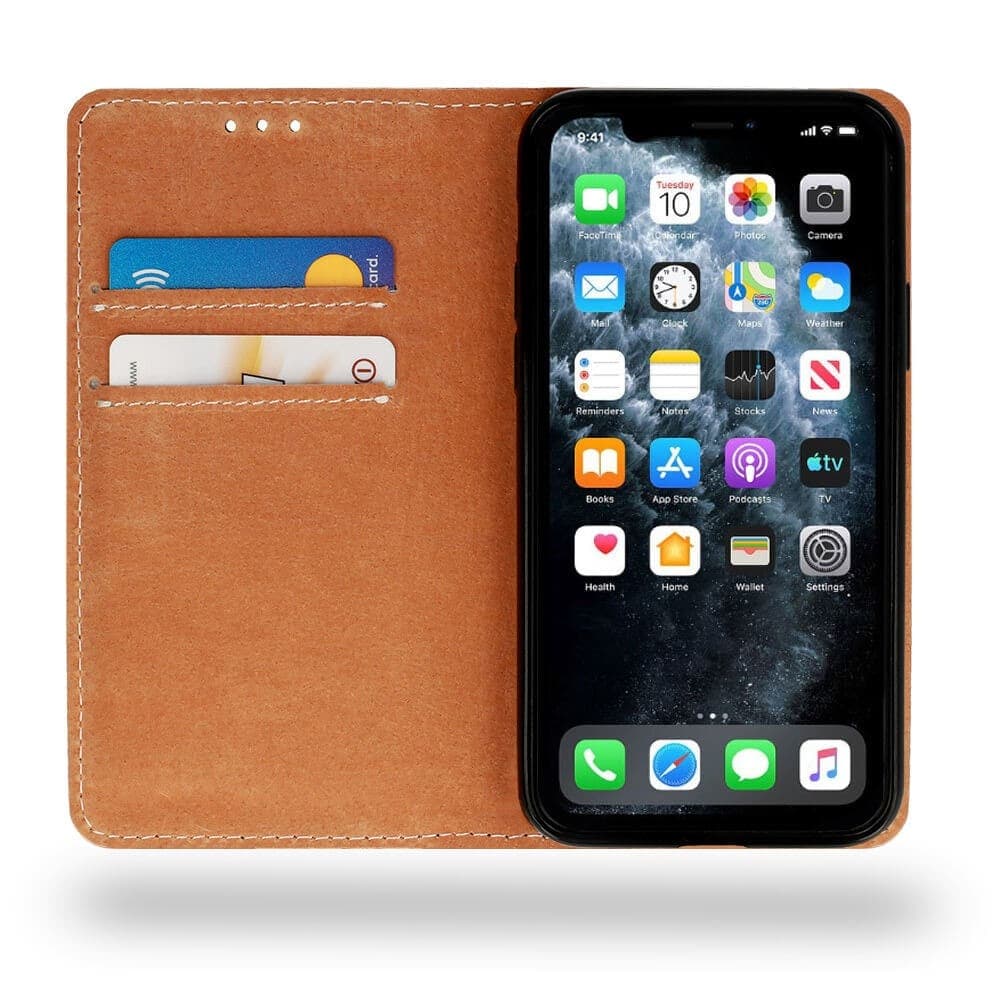 Калъф за Xiaomi Mi 11, Flip Wallet, еко кожа, Wallet Flip Case, с джоб, черен