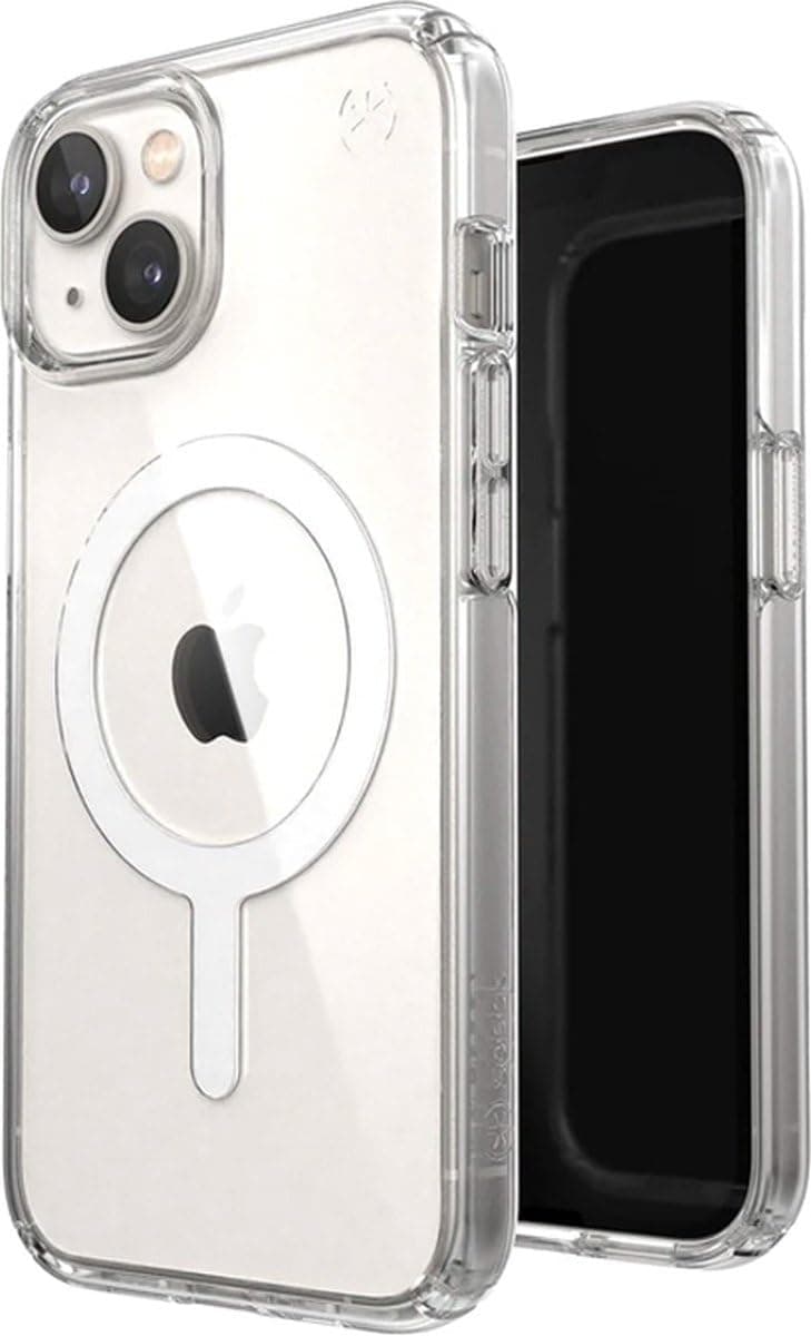 Калъф за Apple iPhone 14 Plus, Speck Presidio Perfect Clear +MS Clear/Clear, антимикробно покритие, прозрачен