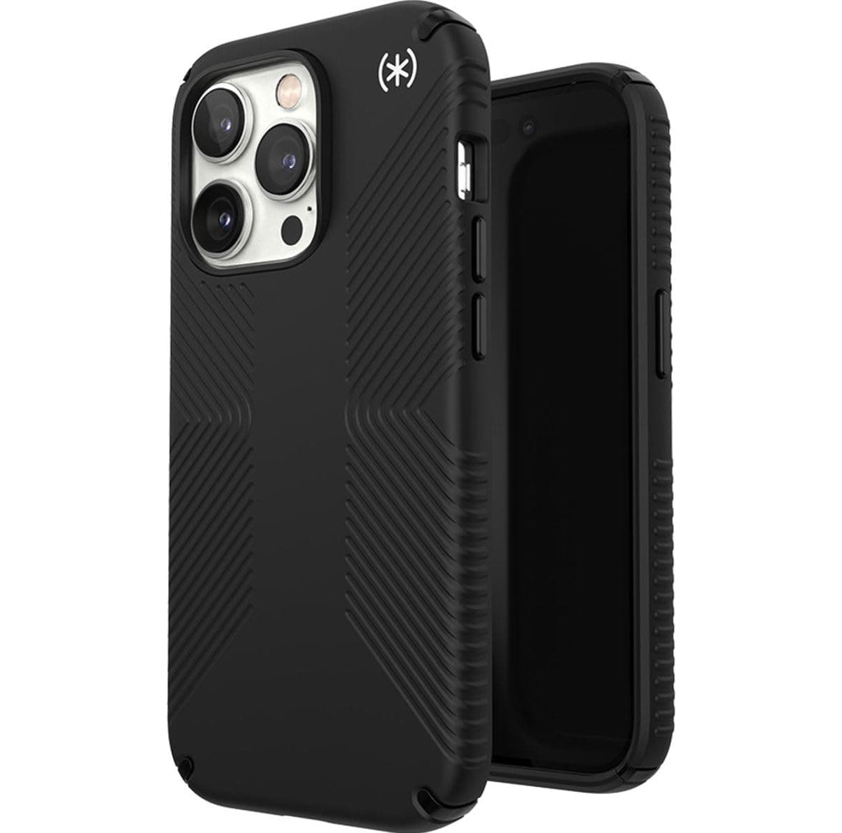 Калъф за Apple iPhone 14 Pro, Speck Presidio 2 Grip, антимикробно покритие, черен