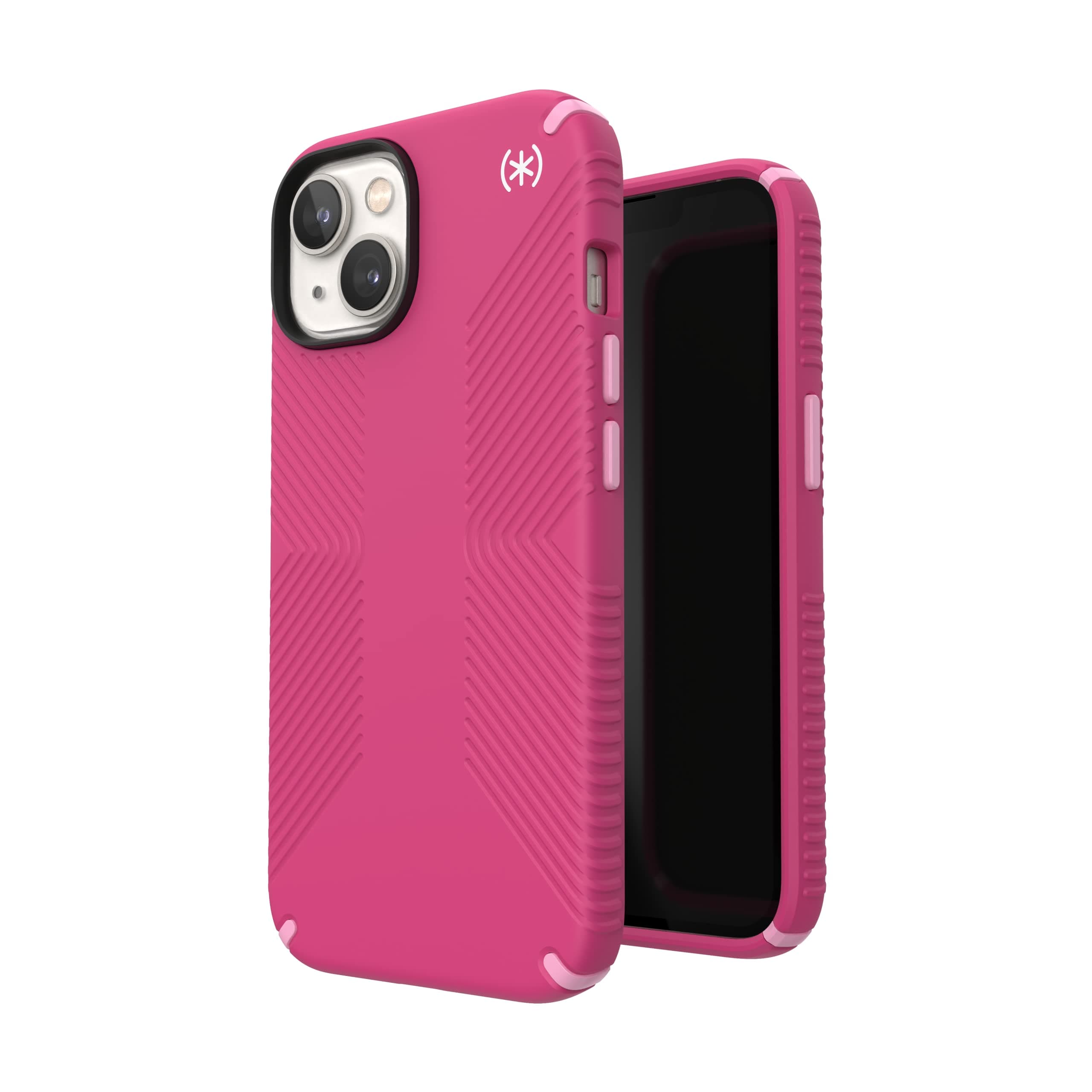 Калъф за Apple iPhone 14, Speck Presidio 2 Grip, антимикробно покритие, розов