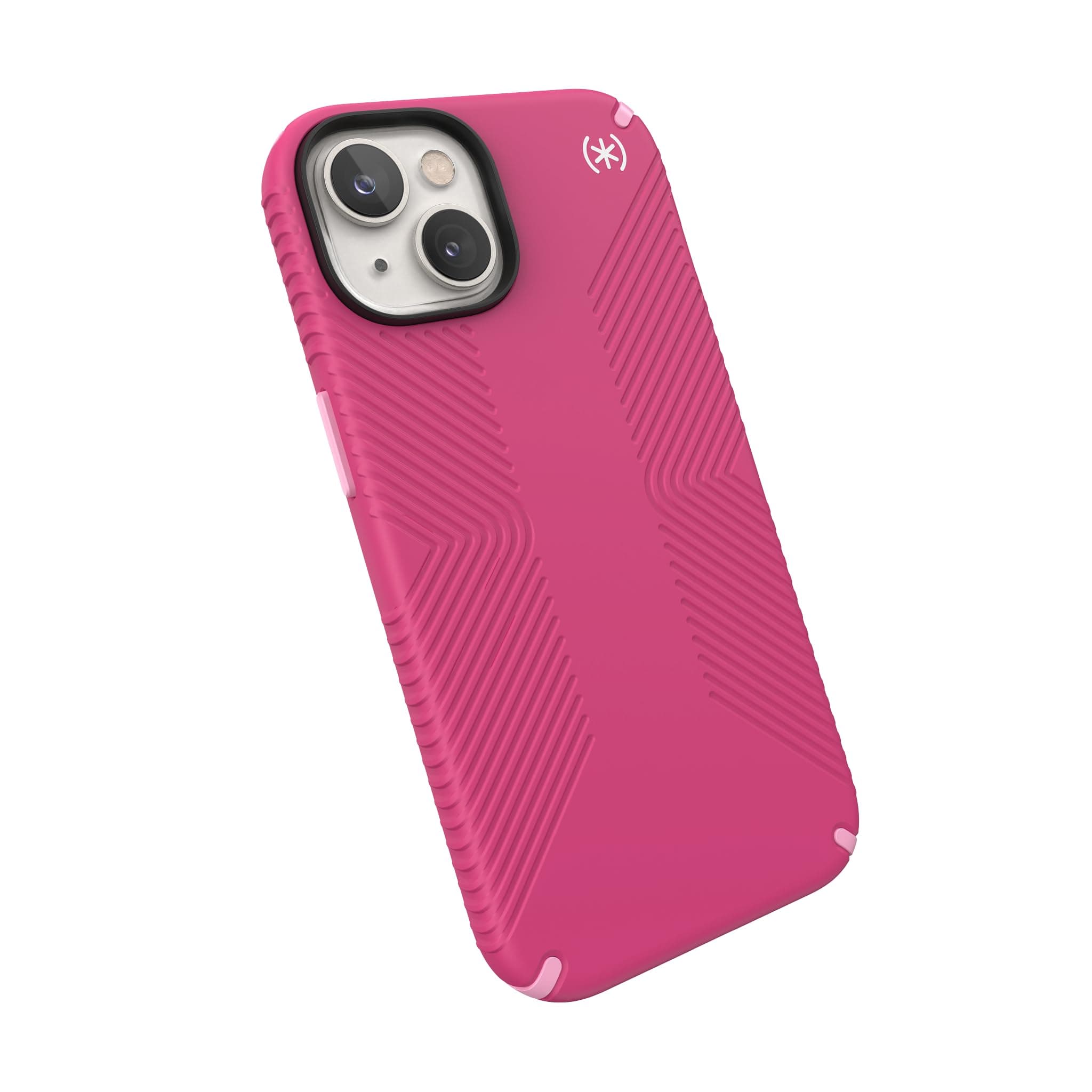 Калъф за Apple iPhone 14, Speck Presidio 2 Grip, MagSafe, антимикробно покритие, розов