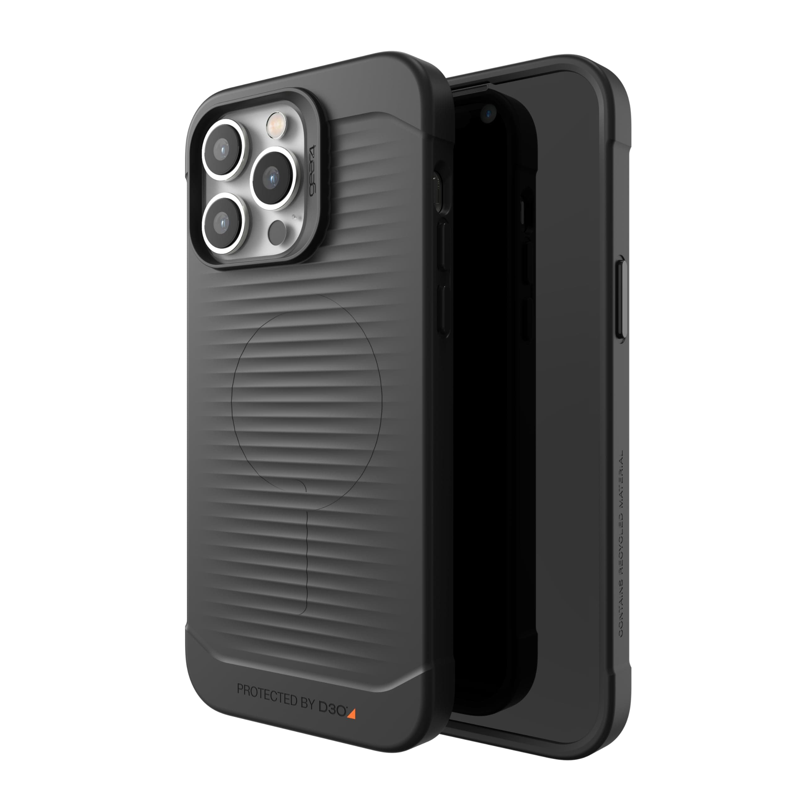 Калъф за Apple iPhone 14 Pro Max, Gear4 D3O Havana Snap, черен