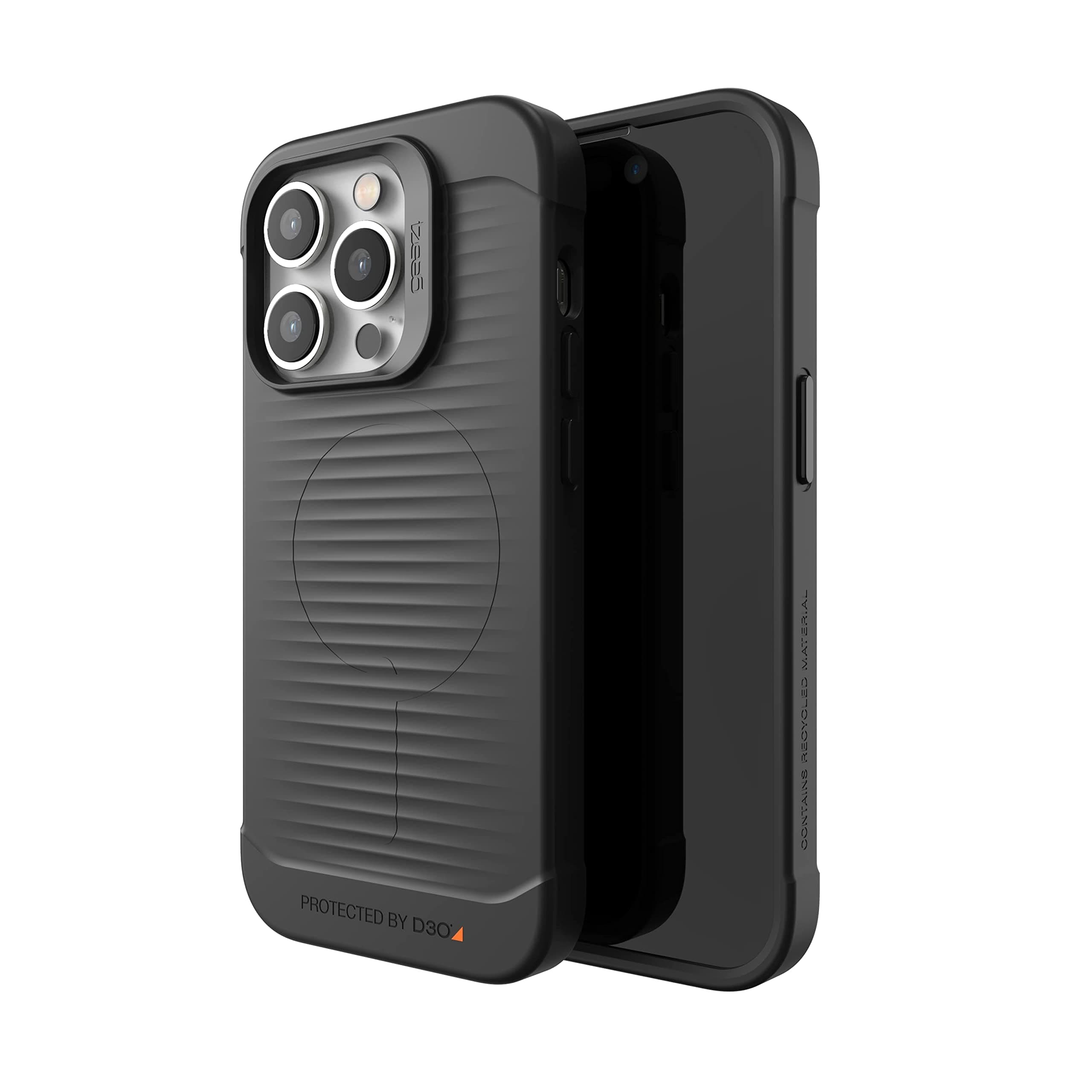 Калъф за Apple iPhone 14 Pro, Gear4 D3O Havana Snap, черен