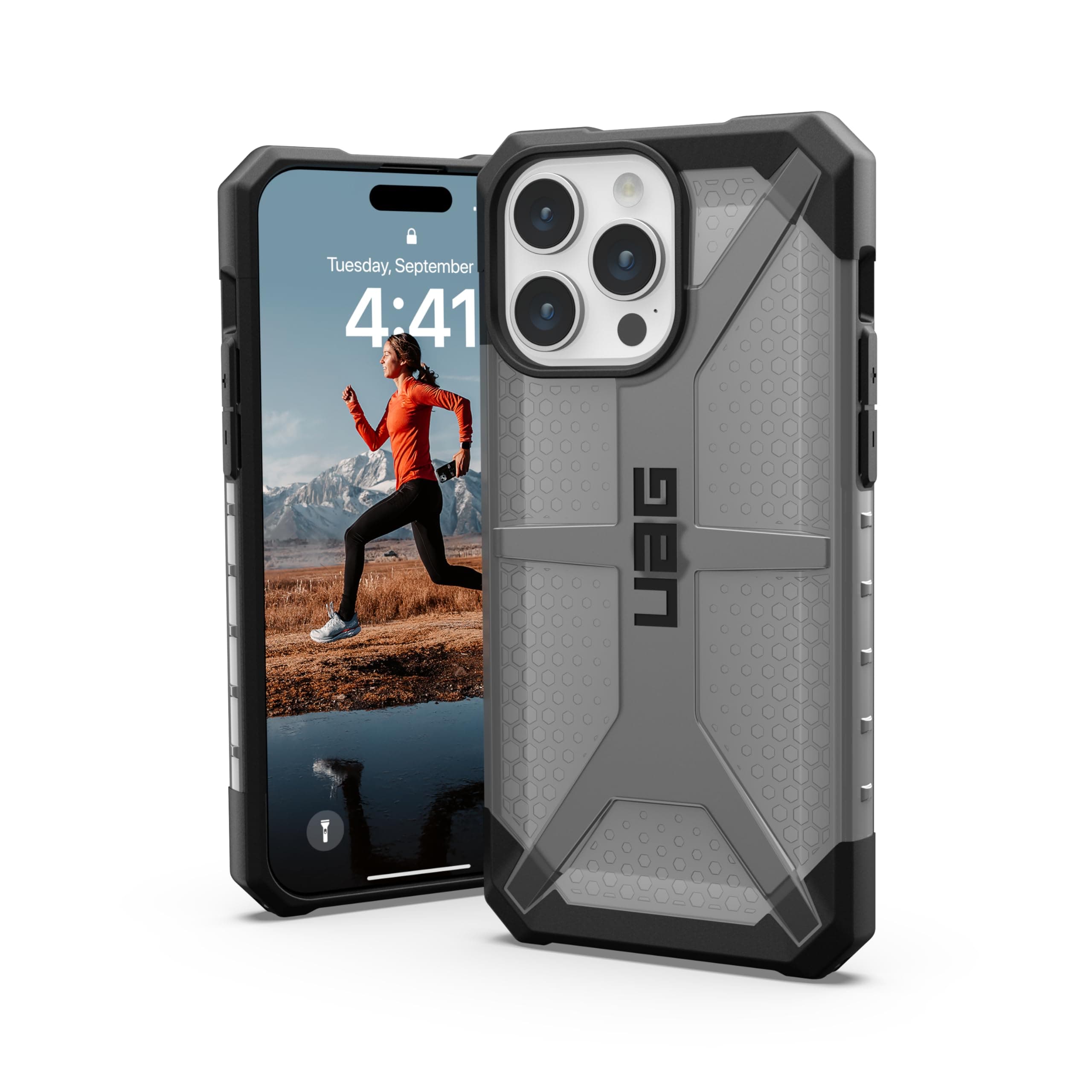 Калъф за Apple iPhone 15 Pro Max, термополиуретанов, Urban Armor Plasma Case, удароустойчив, черен
