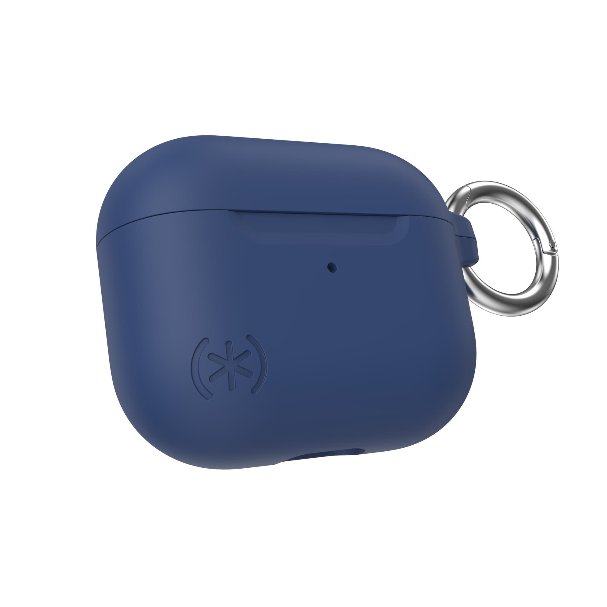 Твърд поликарбонатов кейс с карабинер за Apple AirPods 3 - Speck AirPods 3 Prestigio Hard Case (син)