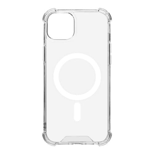 Калъф за Apple iPhone 15 Plus, хибриден (термополиуретан и поликарбонат), Tactical MagForce Plyo (57983115975), удароустойчив, прозрачен