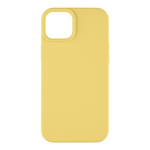 Калъф за Apple iPhone 15 Plus, силиконов, Tactical Velvet Smoothie Cover (57983116011), удароустойчив, жълт