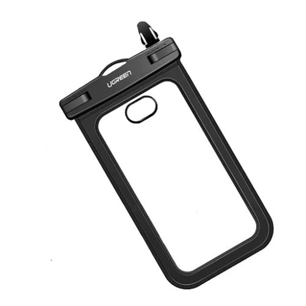 Калъф за телефони до 6.5"(16.51), Ugreen Universal Waterproof Case (LP186), водоустойчив IPX8, черен