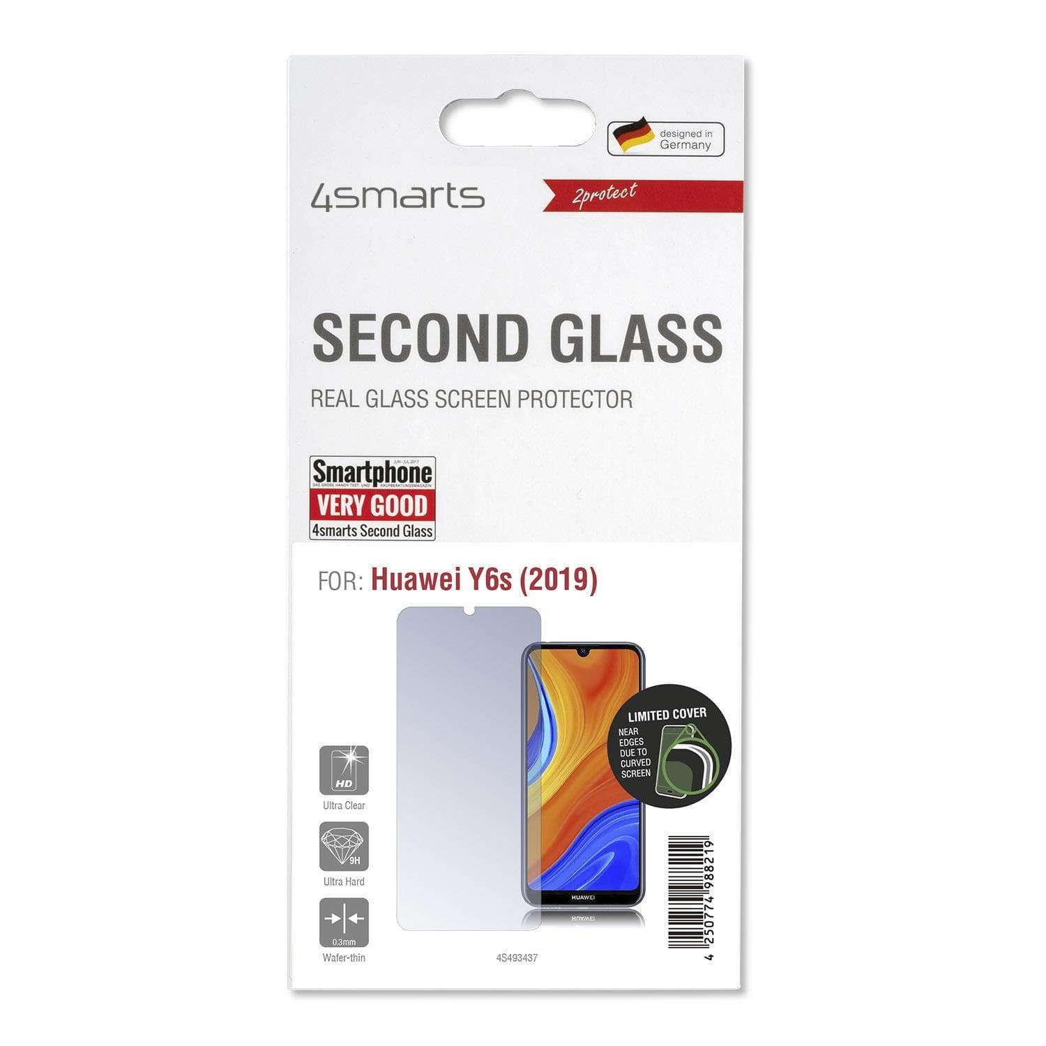 Протектор от закалено стъкло /Tempered Glass/ 4Smarts, за Huawei Y6s (2019)