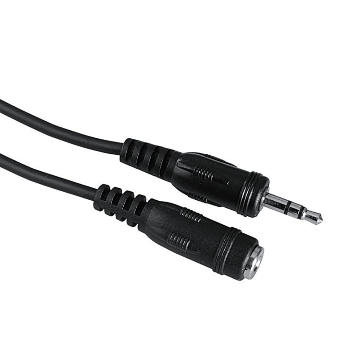 Аудио удължителен кабел HAMA 43302, 3.5mm Jack(м) към 3.5mm Jack(ж), 5m, черен