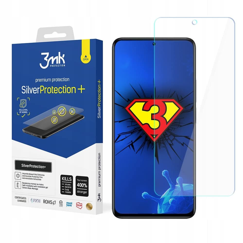 Протектор от закалено стъкло, 3mk Silver Protection + Screen Protector, за Xiaomi Redmi Note 11