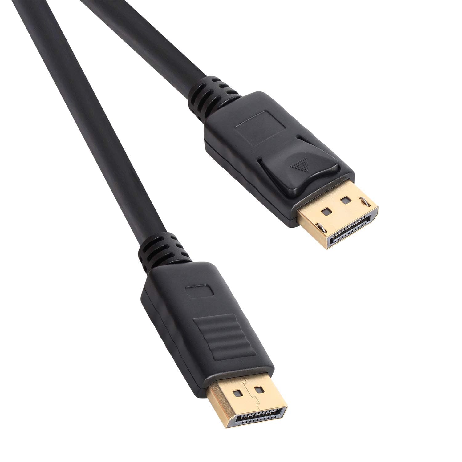 Кабел VCom, от Display Port(м) към Display Port(м), никелирани конектори, 1.8m, черен