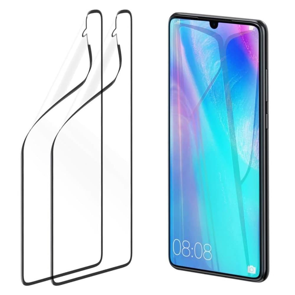 Протектор от закалено стъкло /Tempered Glass/ Baseus Full Screen Curved Soft Screen Protector, за Huawei P30, 2 бр.