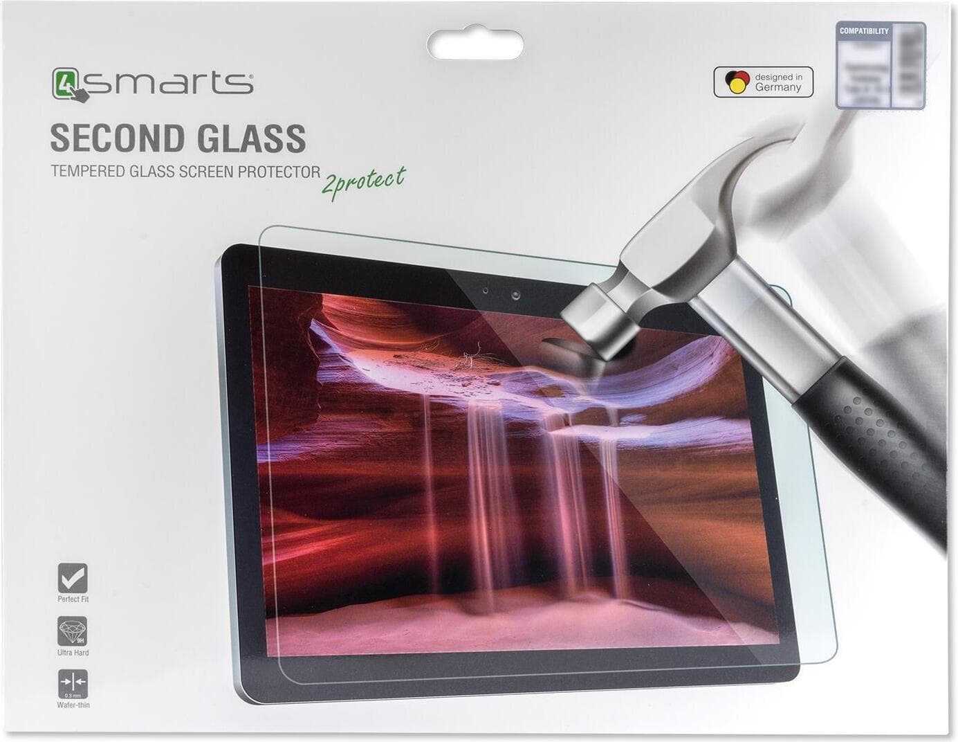 Калено стъклено защитно покритие за дисплея на Honor Tab 5 - 4smarts Second Glass (прозрачен)