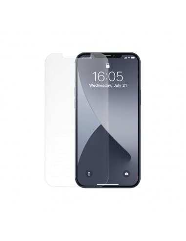 Протектор от закалено стъкло /Tempered Glass/ Baseus Full Screen Frosted, за Apple iPhone 12/12 Pro, 2бр.