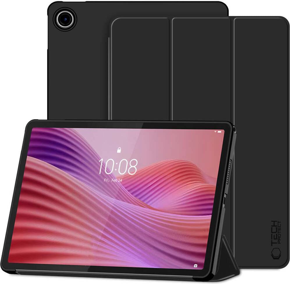 Силиконов кейс и поставка за Lenovo Tab 10.1 (TB-311) (черен) - Tech-Protect Smartcase