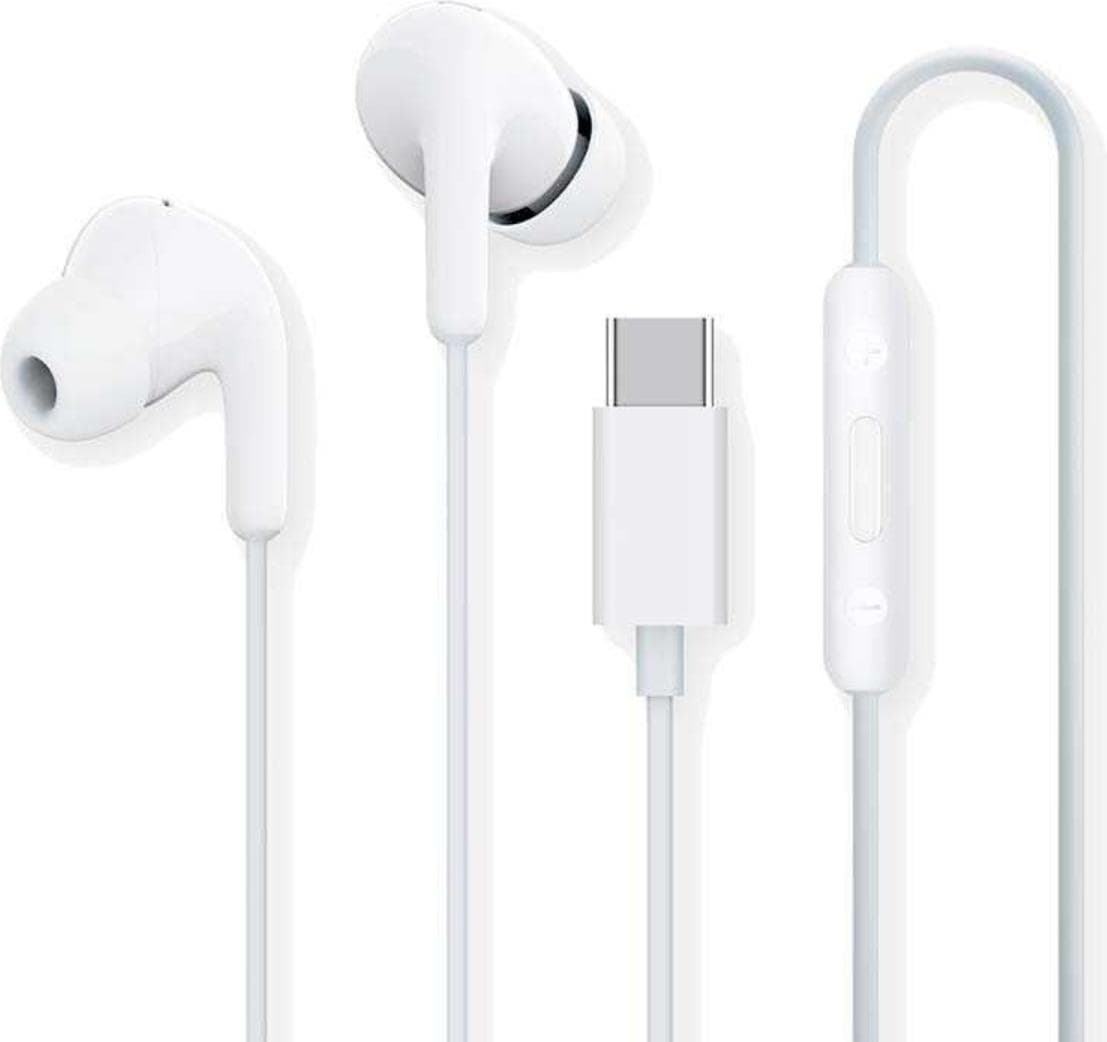 Слушалки Xiaomi BHR8931GL, USB-C, шумопотискащ микрофон, IP54 защита, бели