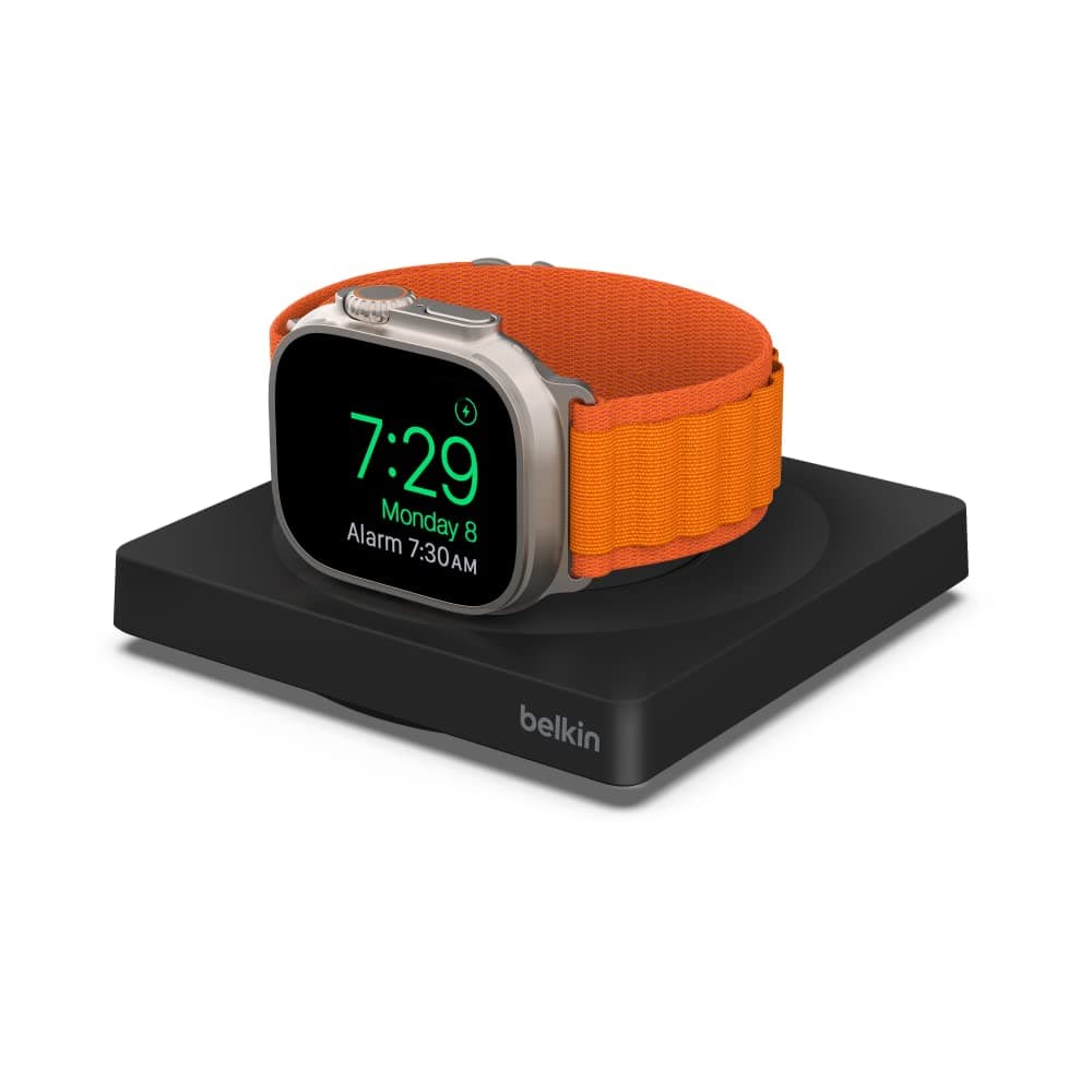 Преносима поставка (пад) за зареждане на Apple Watch - Belkin Boost Charge Pro Portable Fast Charger (черен)