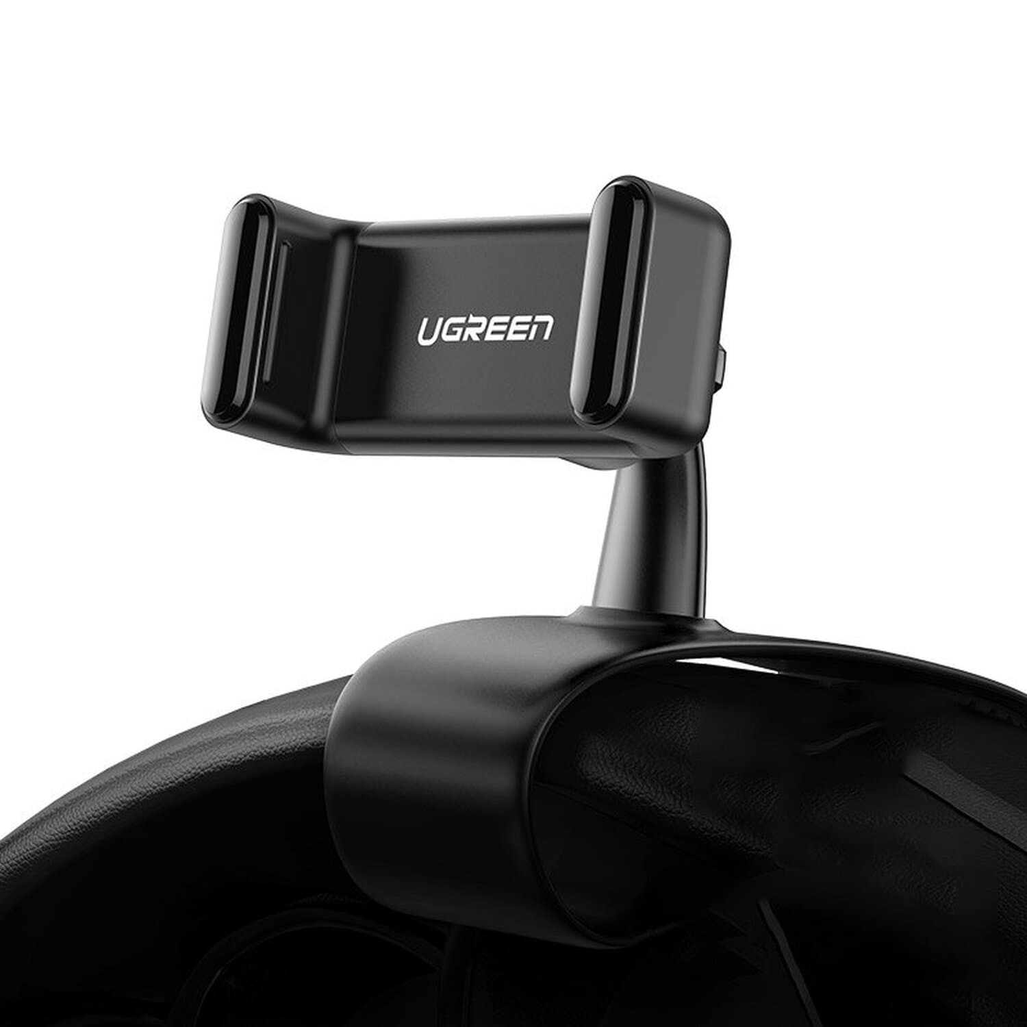 Стойка за телефон Ugreen LP189, за кола, универсална, за телефони с размер на екрана от 4.7" до 6.5", черна