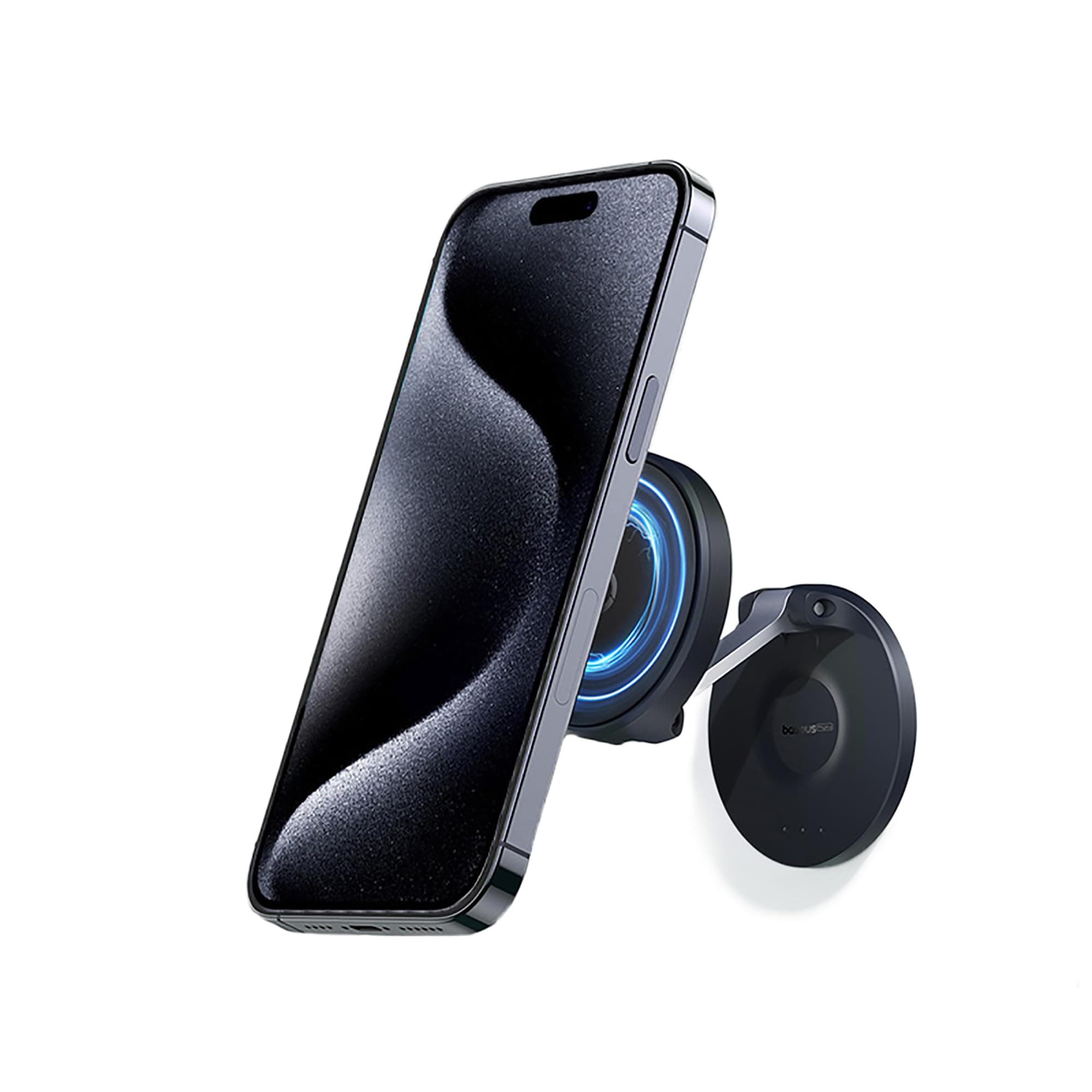 Стойка за телефон Baseus MagPro Magnetic (10564101121-00), за гладки повърхности, универсална, MagSafe, черна