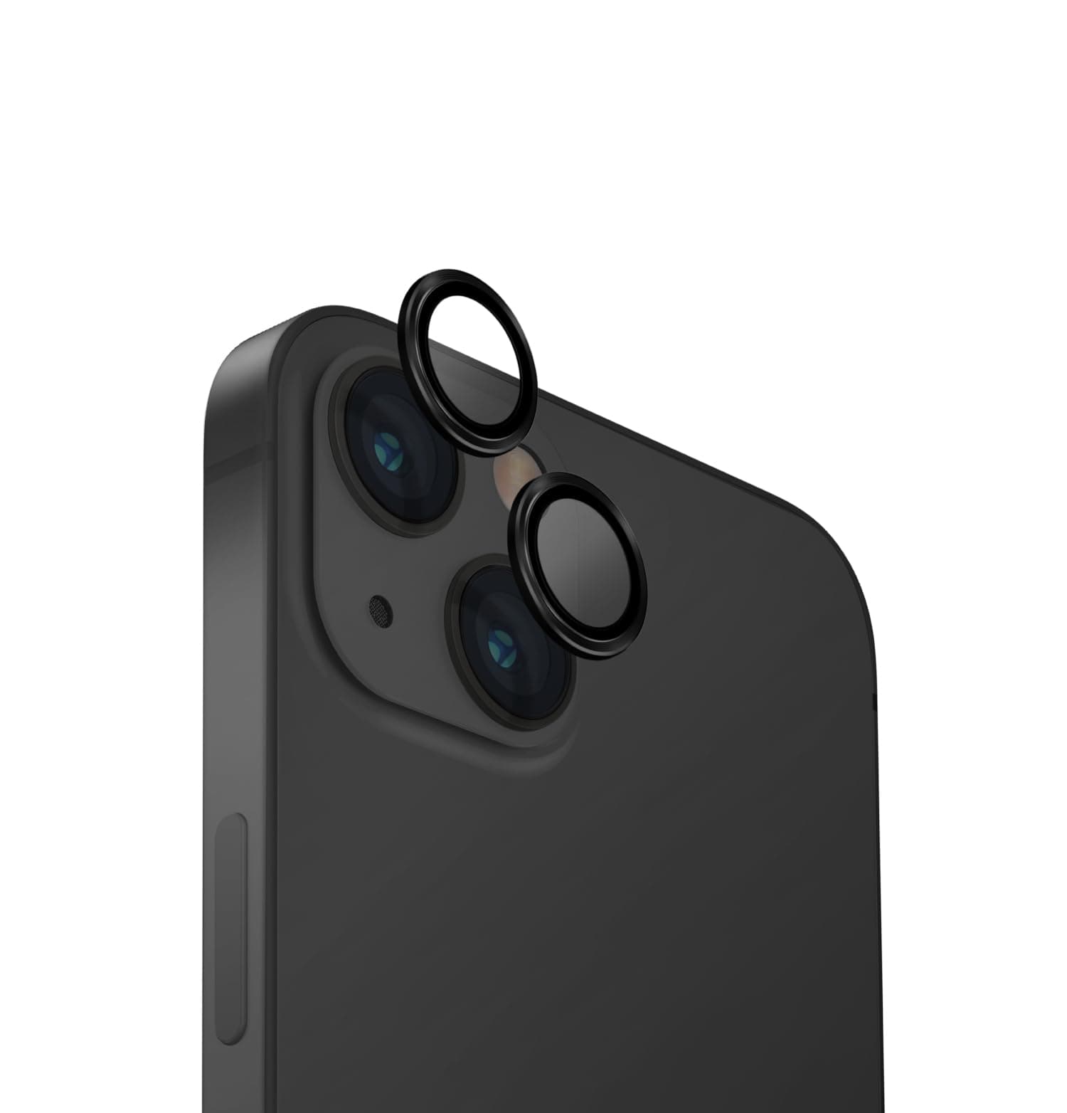 Предпазни стъклени лещи за камерата на Apple iPhone 14/14 Plus, Uniq Optix, син