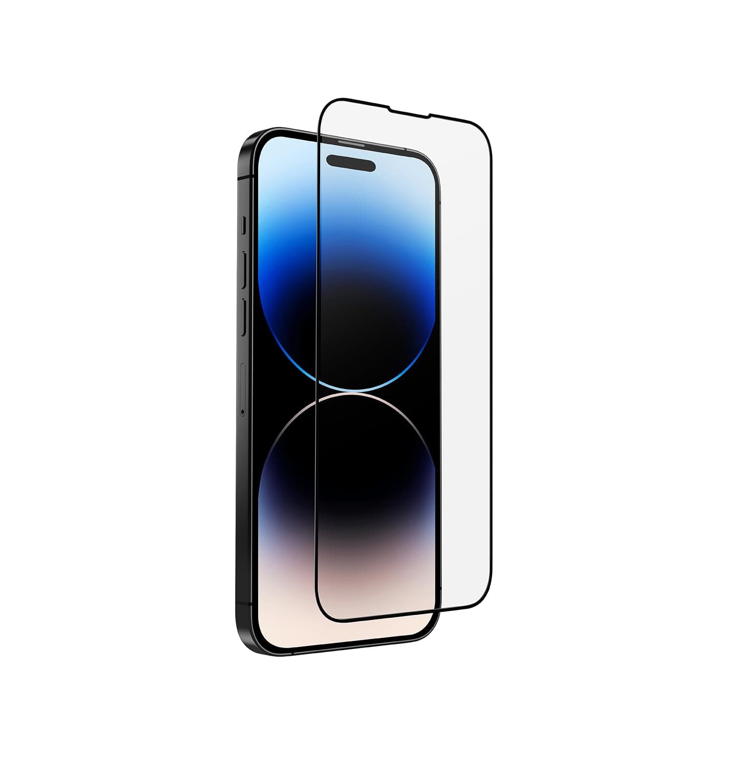 Протектор от закалено стъкло / Tempered Glass/ за Apple iPhone 14 Pro Max, Uniq Optix, черен/прозрачен