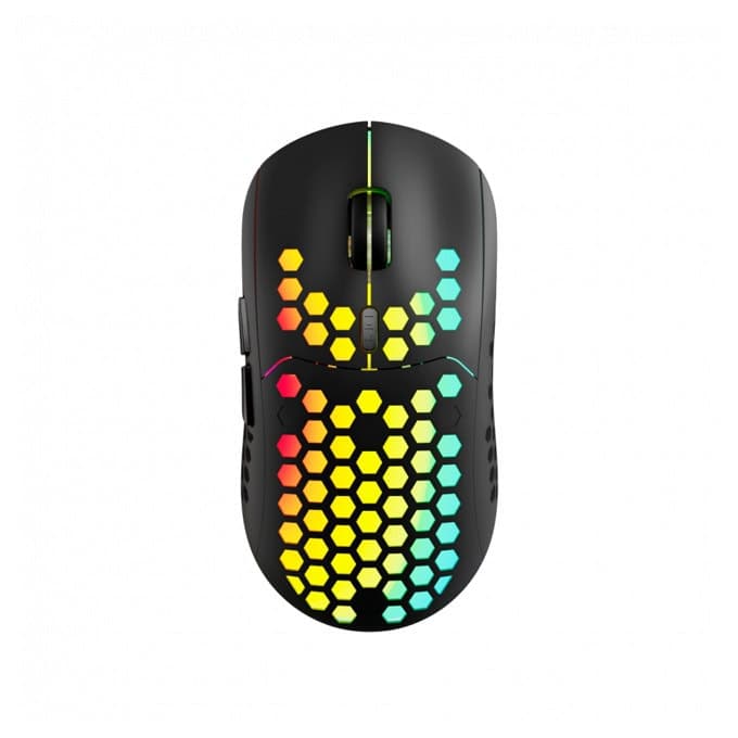 Мишка Canyon Haster GMW-18, оптична(1600 dpi), безжична, гейминг, черна, USB, 7 бутона