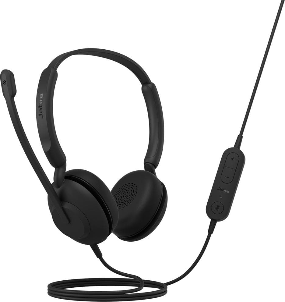 Слушалки Jabra Evolve 10, USB, микрофон, 30mm говорители, шумопотискащи, черни