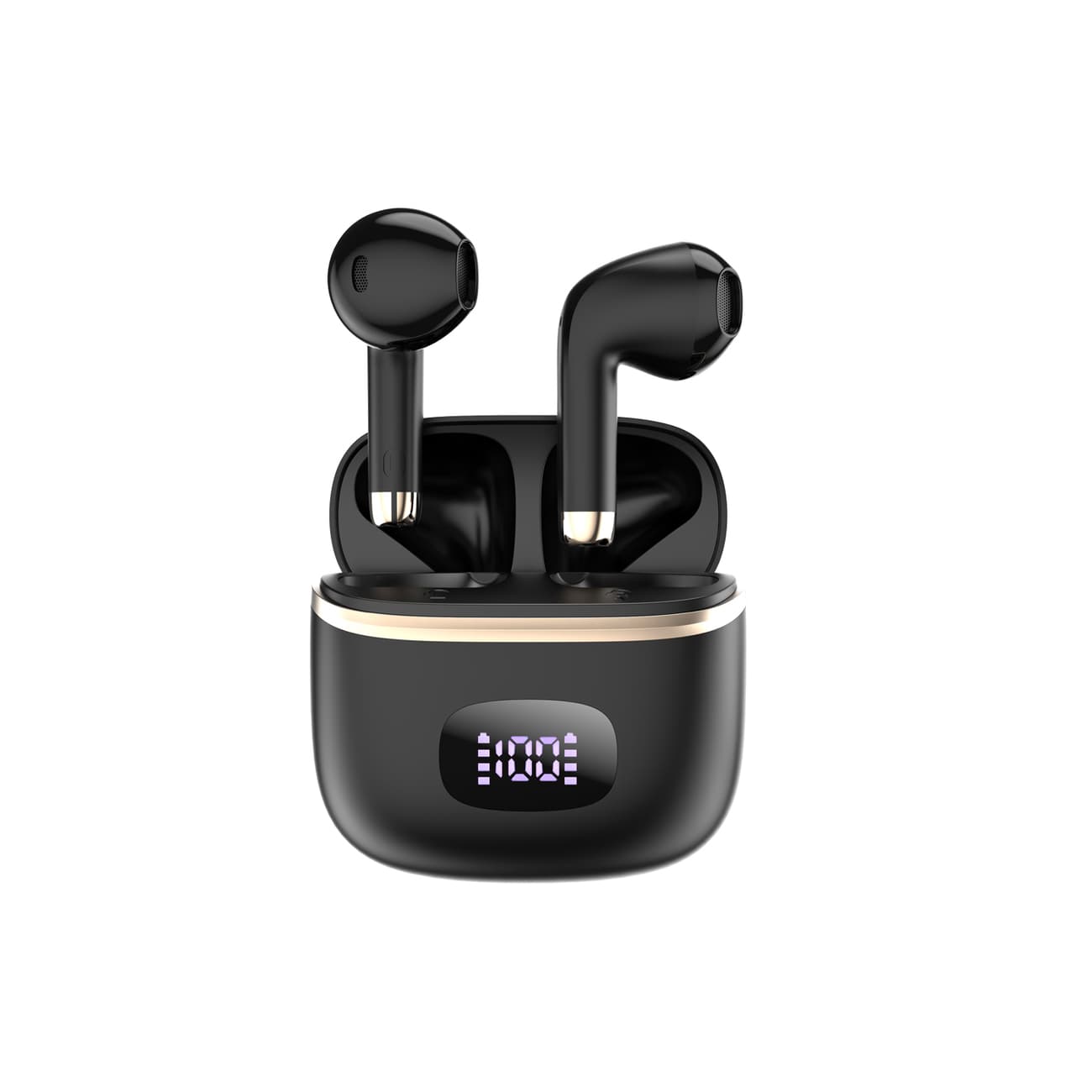 Слушалки Dudao U15 Pro, безжични, Bluetooth, микрофон, гласов асистент, до 3 часа време на работа, черни