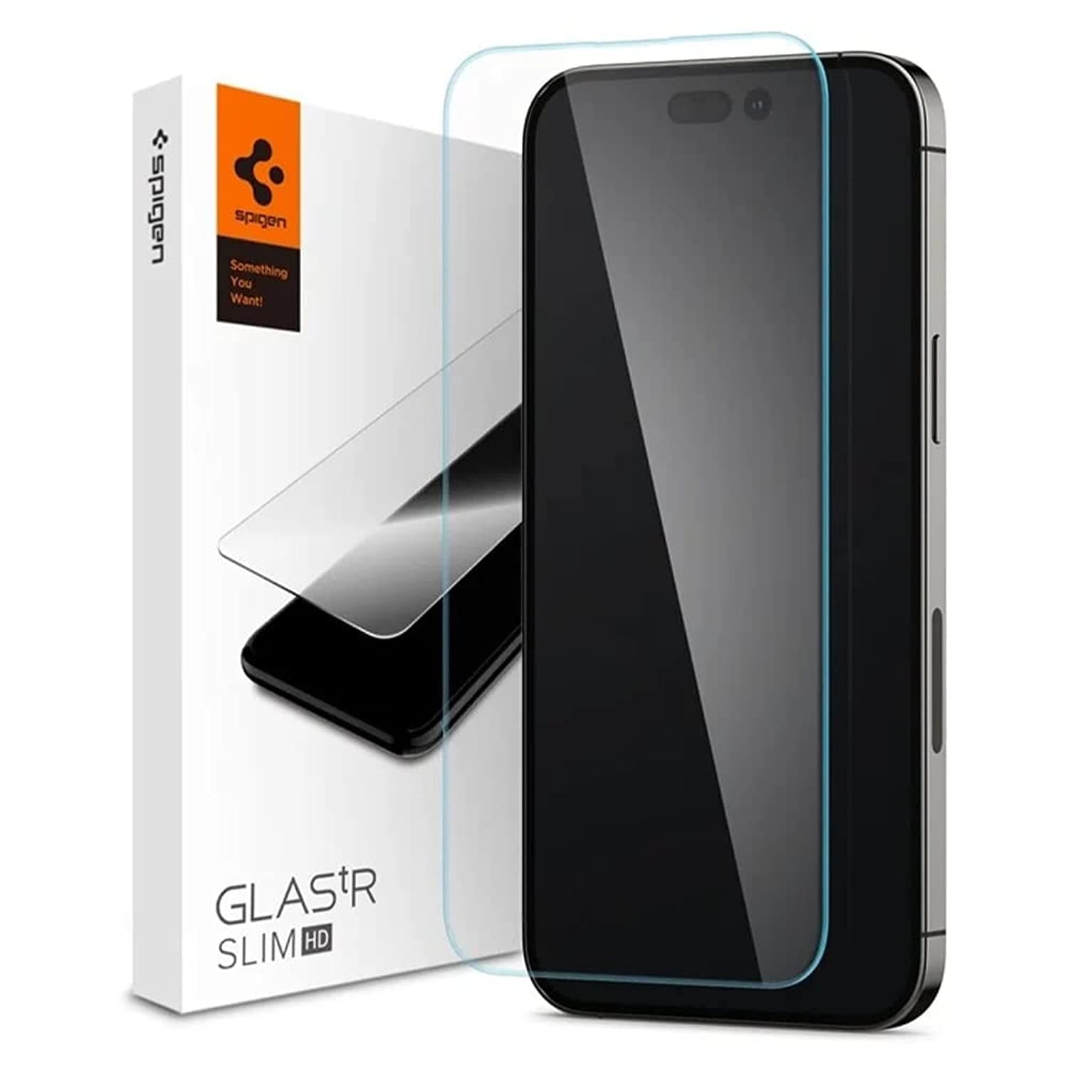 Протектор от закалено стъкло /Tempered Glass/ за Apple iPhone 14 Pro Max, Spigen Tr Slim, прозрачен