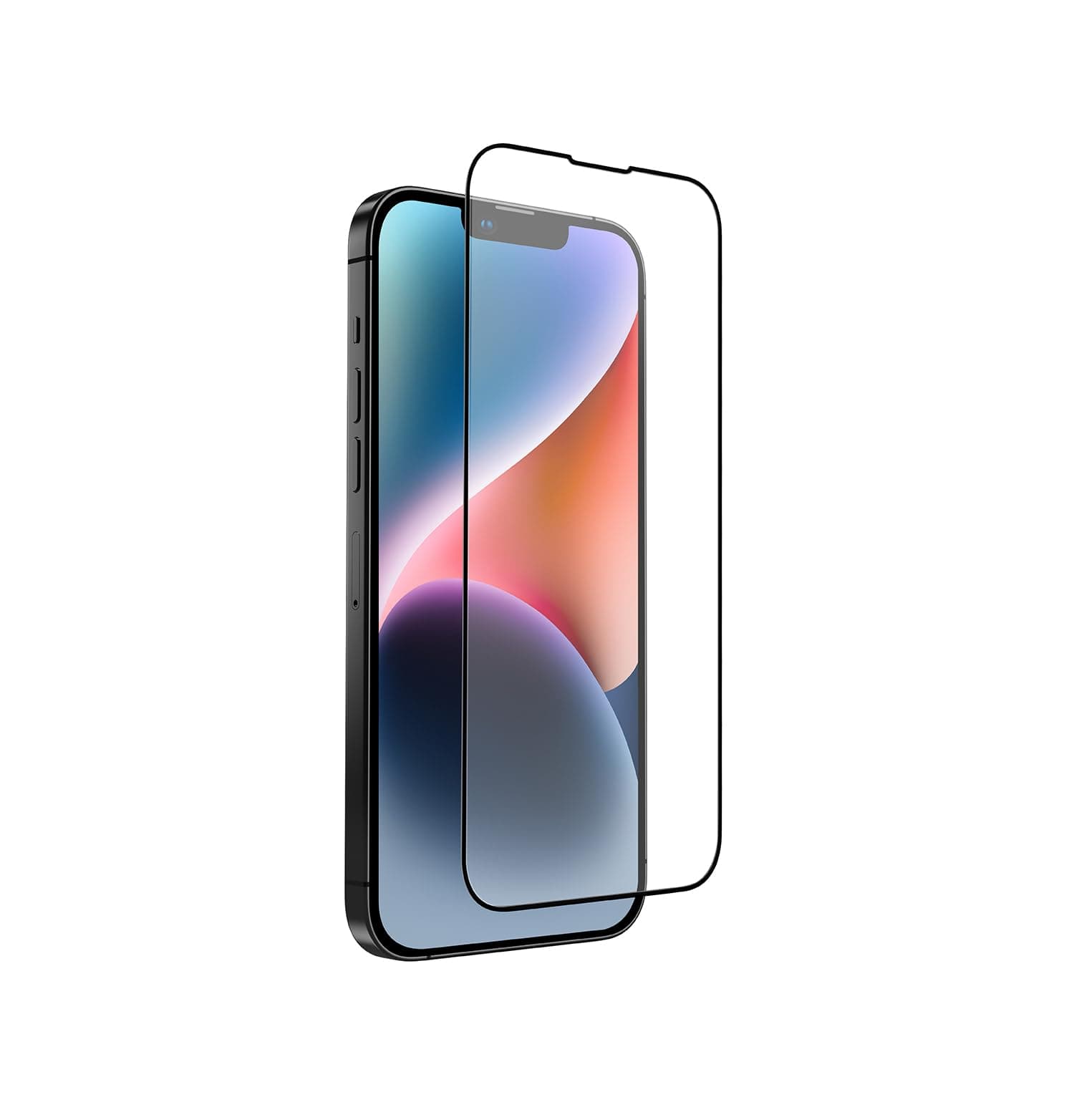 Протектор от закалено стъкло /Tempered Glass/ за Apple iPhone 14 Plus/13 Pro Max, Uniq Optix Matte, черен/прозрачен